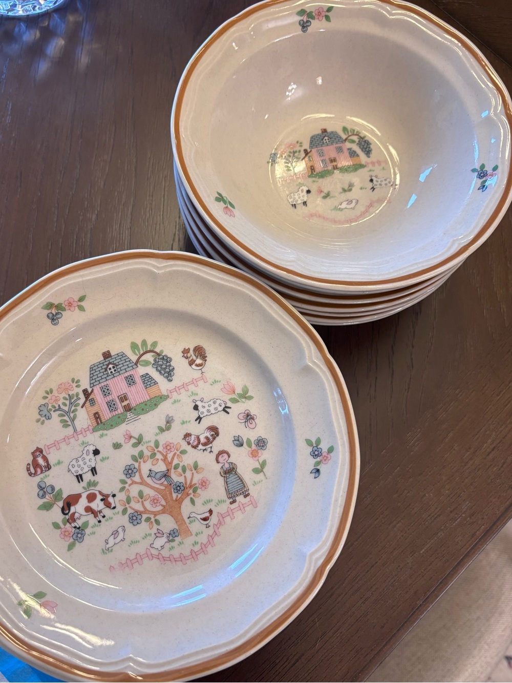 Jamestown China “ Country Home” set